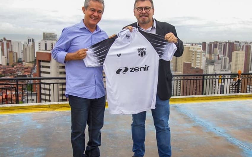 Zenir e Robinson de Castro anunciam o novo patrocínio do Ceará