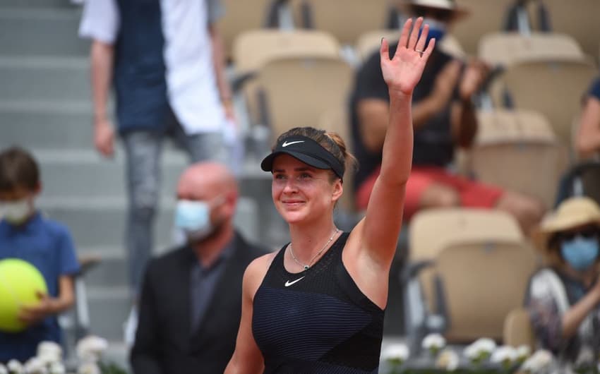 Elina Svitolina em Roland Garros