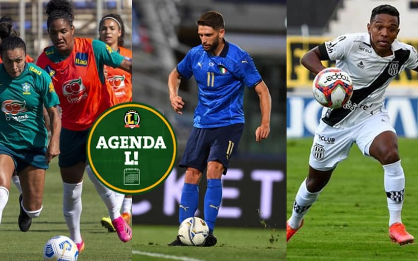 Agenda Lance - Seleção Feminina, Italia e Ponte Preta