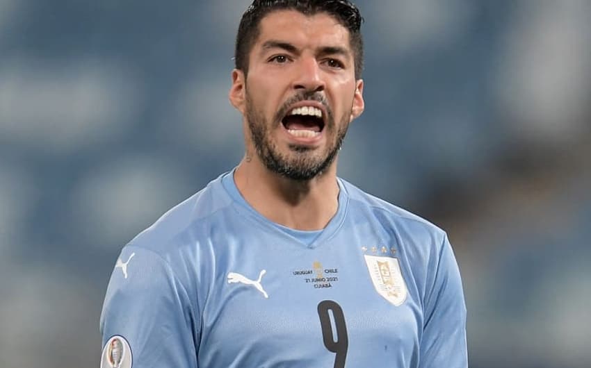 Uruguai x Chile - Comemoração Suárez