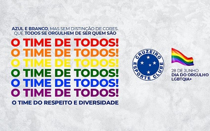 Cruzeiro, Atlético, América e Coimbra se manifestaram publicamente contra o preconceito