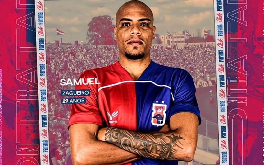 Samuel anunciado pelo Paraná