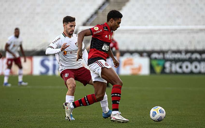 Flamengo x Fluminense - Martinelli e Vitinho