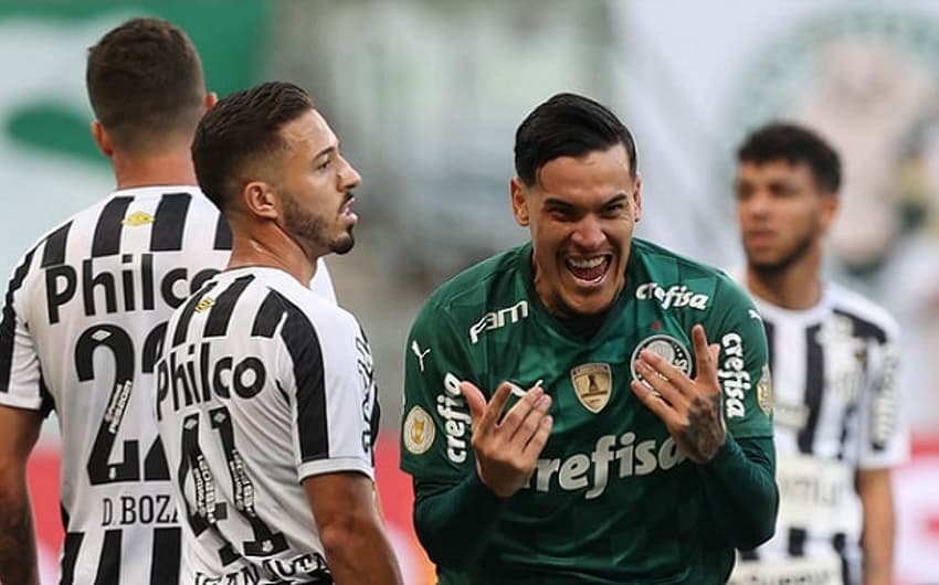 Palmeiras x Santos - Gustavo Gómez