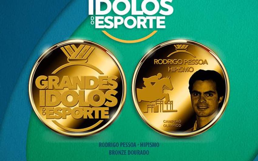 Campeão olímpico Rodrigo Pessoa é homenageado (Foto: Divulgação / MDE)