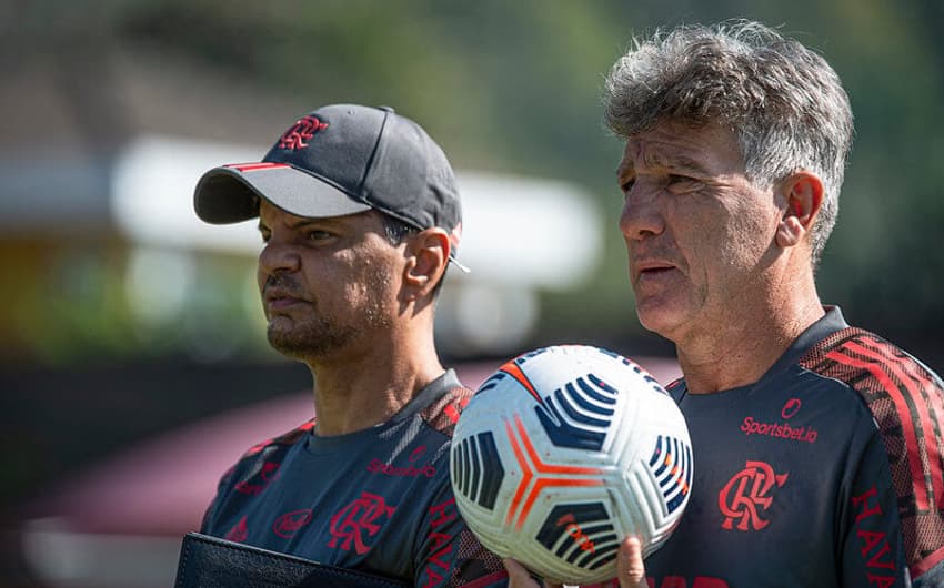 Renato Gaúcho e Alexandre Mendes - Flamengo