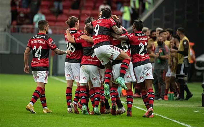 Flamengo x Defensa - Comemoração Fla