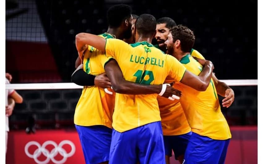 Brasil passou pela Tunísia na estreia em Tóquio (Foto: Divulgaãção/FIVB)