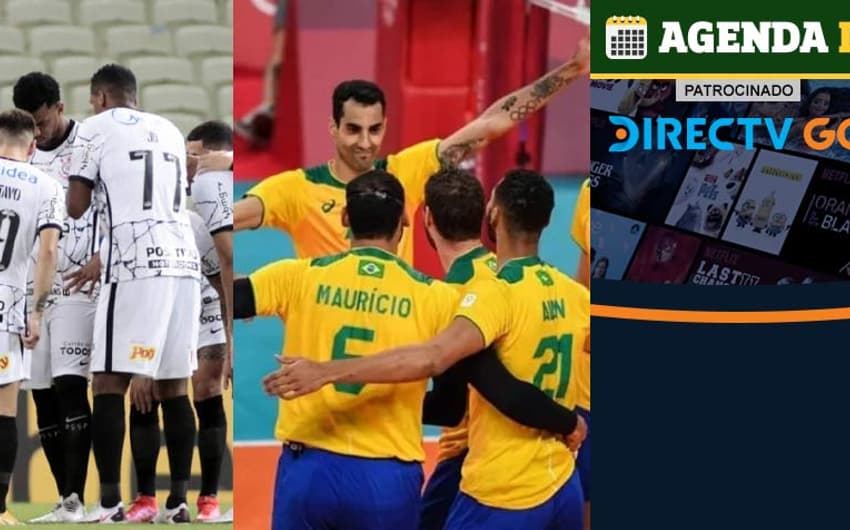 time do Corinthians e seleção brasileira masculina de vôlei.