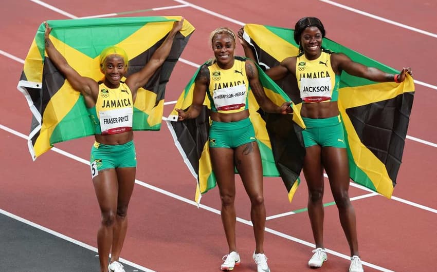Final dos 100m rasos - Jamaica