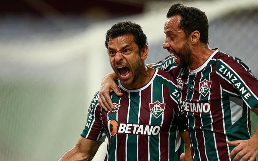 Fluminense x Cerro Porteño - Fred e Nene