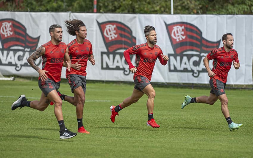 Flamengo - Arrascaeta, Arão, Diego e Everton Ribeiro