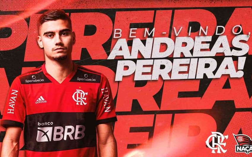 Andreas Pereira é o novo reforço do Flamengo
