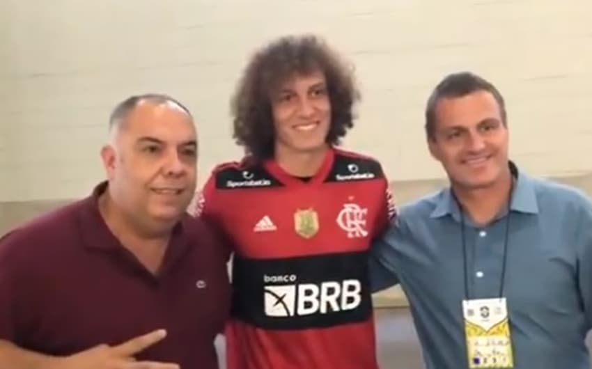 David Luiz no Allianz