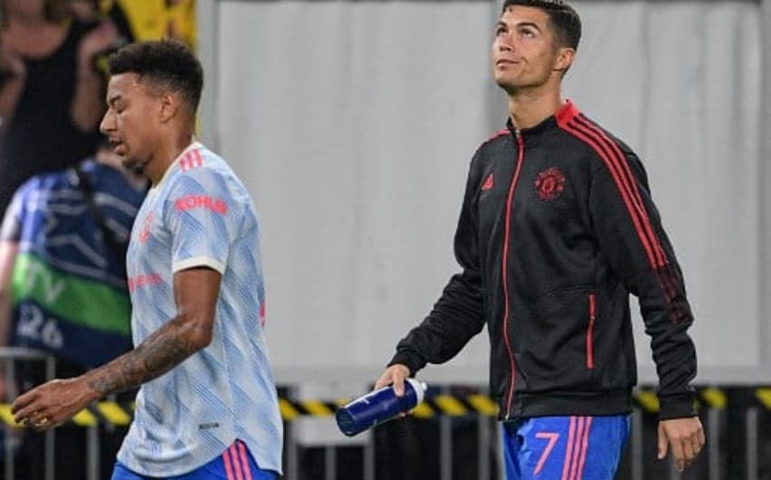 Lingard e Cristiano Ronaldo