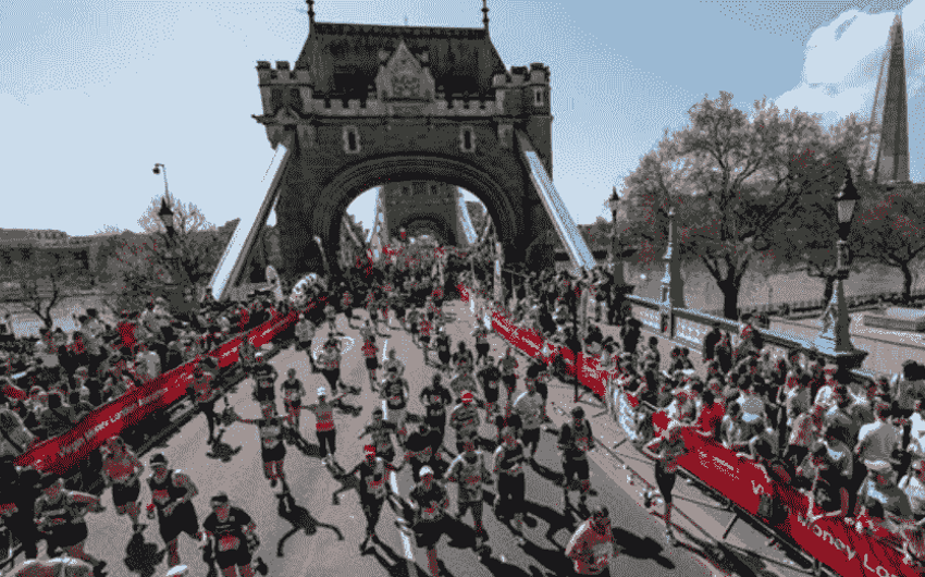 Maratona de Londres acontece neste domingo. (Divulgação)