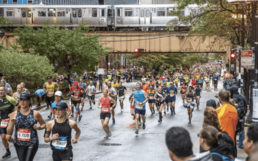 Maratona de Chicago 2021 volta a ser presencial com participação de 35 mil corredores. (Divulgação)