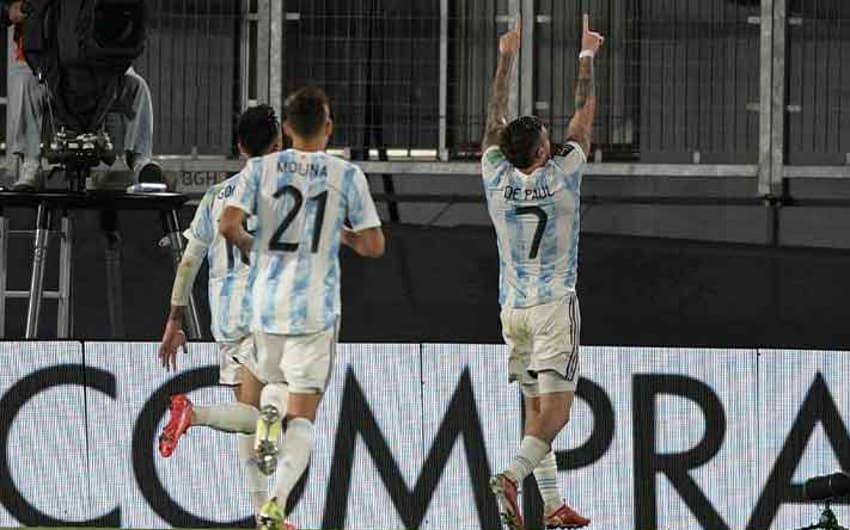 Argentina x Uruguai - Comemoração Argentina