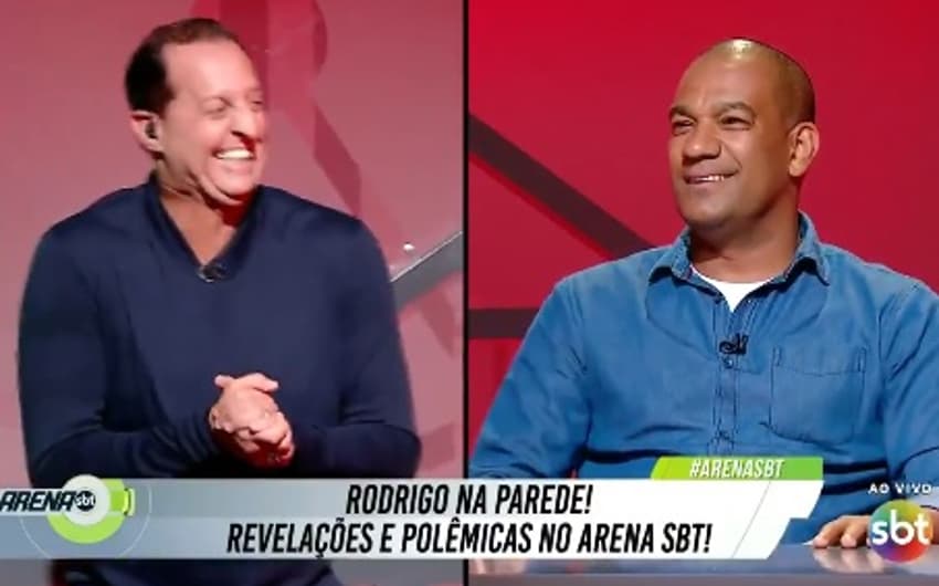 Rodrigo, ex-zagueiro do Vasco, no Arena SBT