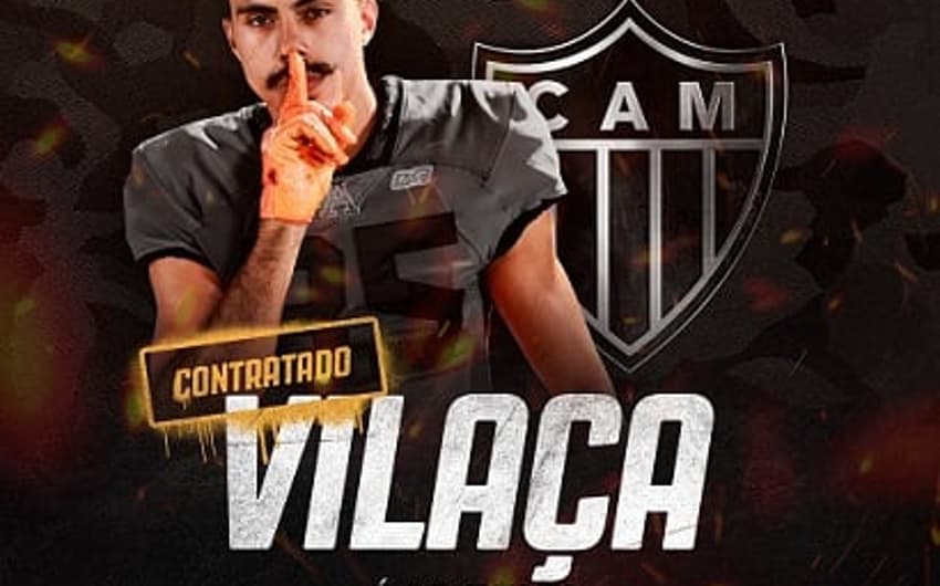 Victor Vilaça é esperança no ataque atleticano para a disputa da Liga MGFL Hinova 2021