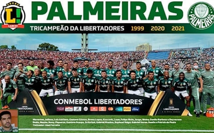 Imagem do poster do Palmeiras campeão