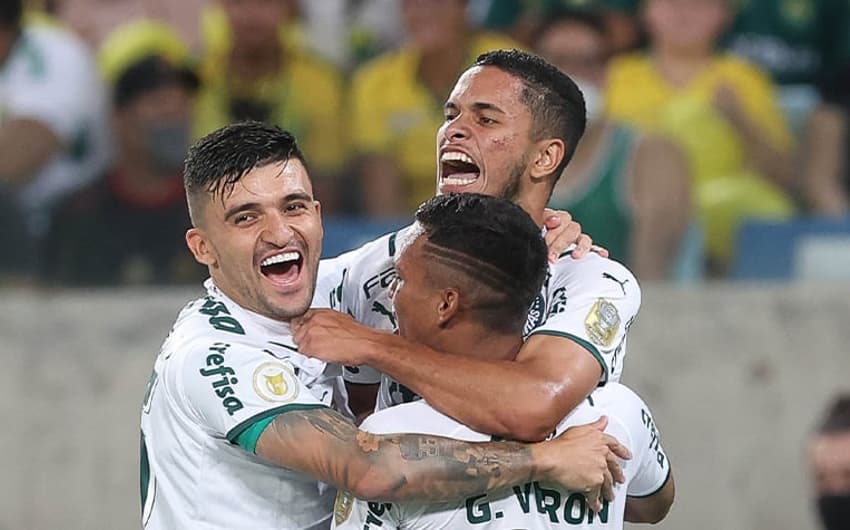 Cuiabá x Palmeiras - Comemoração Palmeiras