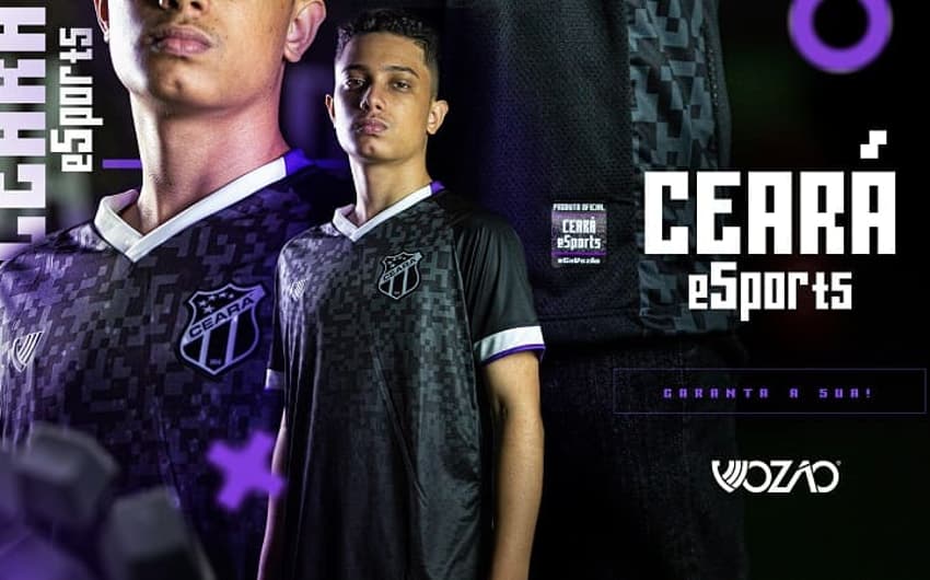 Camiseta da linha eSports do Ceará