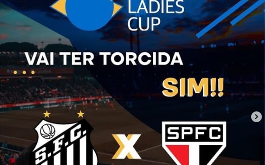 Cartaz promocional da final da Brasil Ladies Cup
