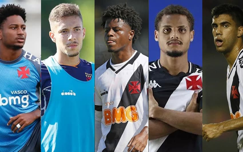 Vasco - Cayo Tenório, Caio Lopes, Lucas Santos, João Pedro e Tiago Reis