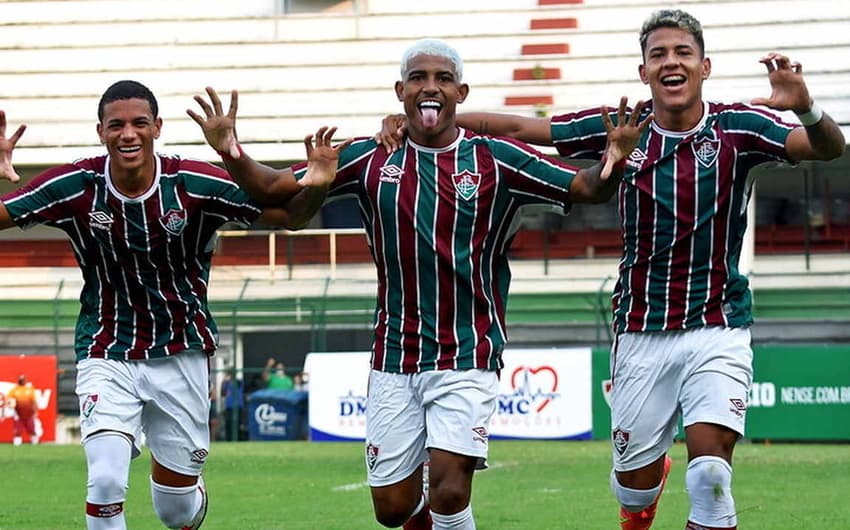JK, Matheus Martins e Jhonny - Fluminense sub-20