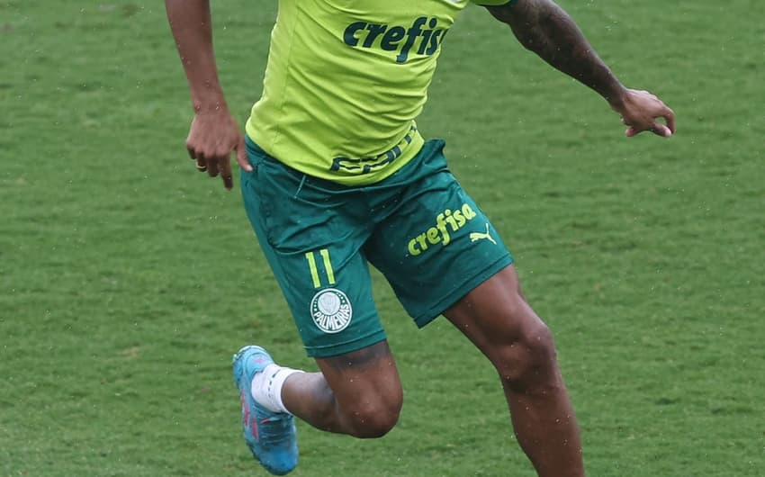 Wesley - treino Palmeiras