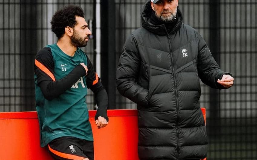 Mohamed Salah e Jürgen Klopp - Liverpool