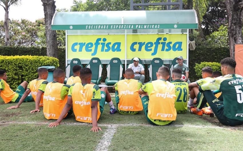 Abel Ferreira e Base - Treino Palmeiras