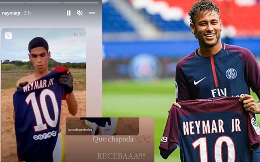 Neymar e menino