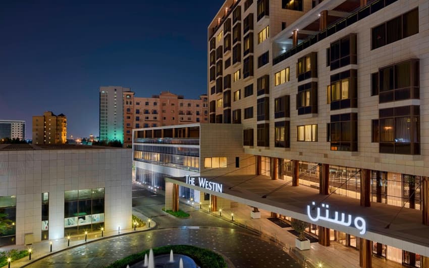 Westin Doha Hotel & Spa, no Qatar, onde a Seleção Brasileira ficará hospedada na Copa do Mundo de 2022