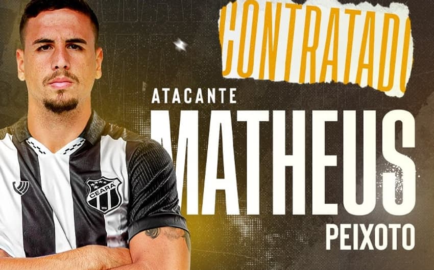 Matheus Peixoto anunciado pelo Ceará
