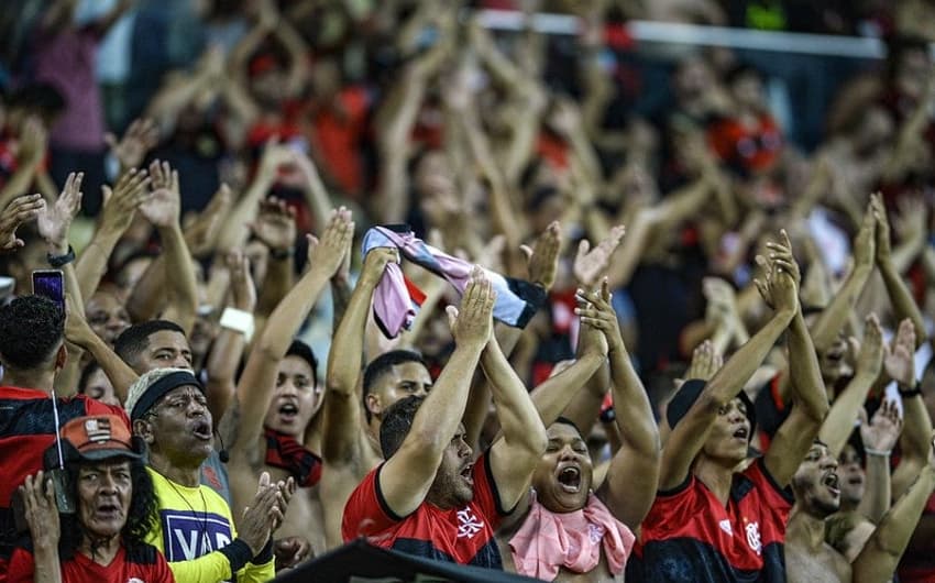 Flamengo - torcida no Maracanã