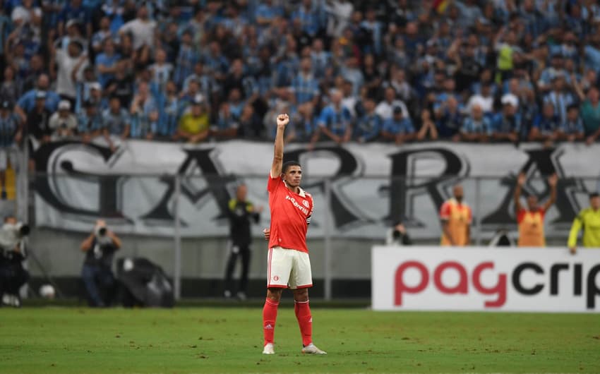 Grêmio x Internacional - Taison comemora gol