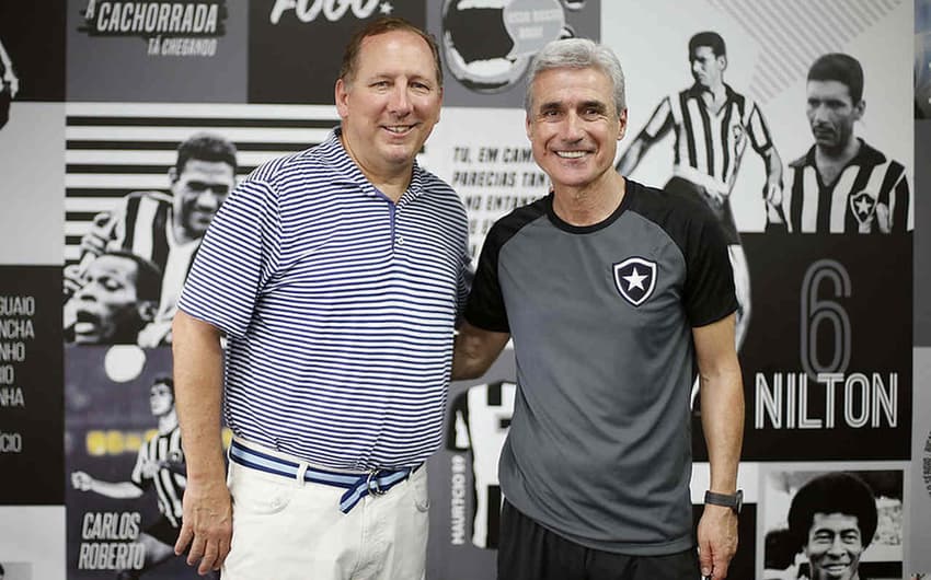 John Textor e Luís Castro - Botafogo