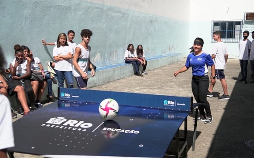 Prefeitura do Rio lança Projeto Futmesa nas Escolas (Foto: Divulgação/Prefeitura do Rio)