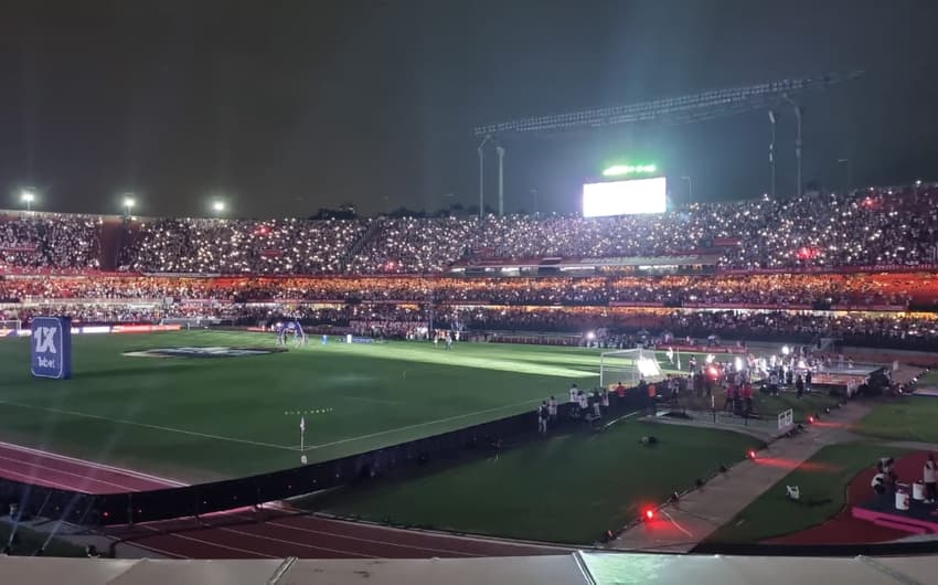 São Paulo x Palmeiras - Luzes no Morumbi
