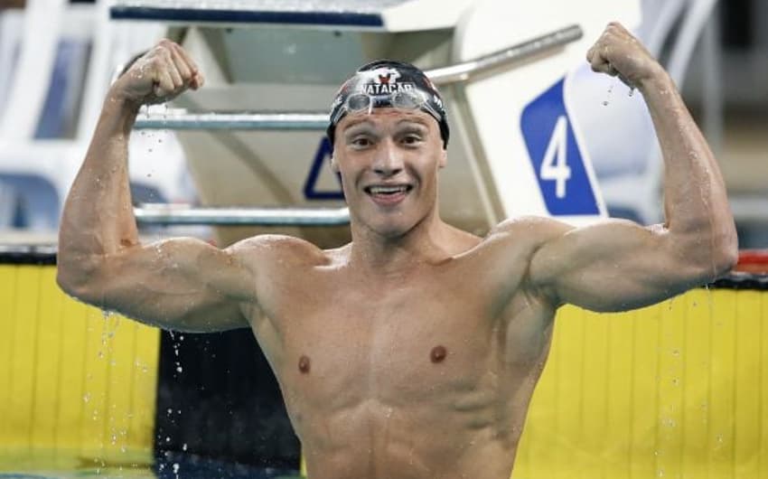 Nadador Matheus Gonche garante vaga no Mundial de Budapeste (Foto: Satiro Sodré)