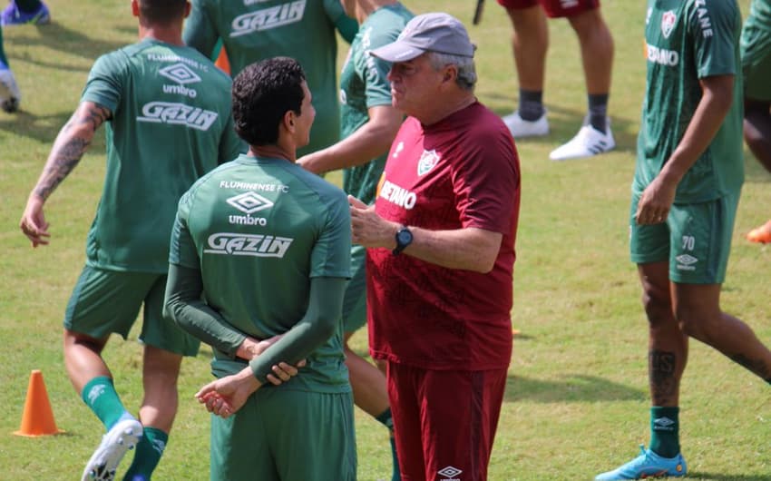 Abel Braga e Ganso - Fluminense