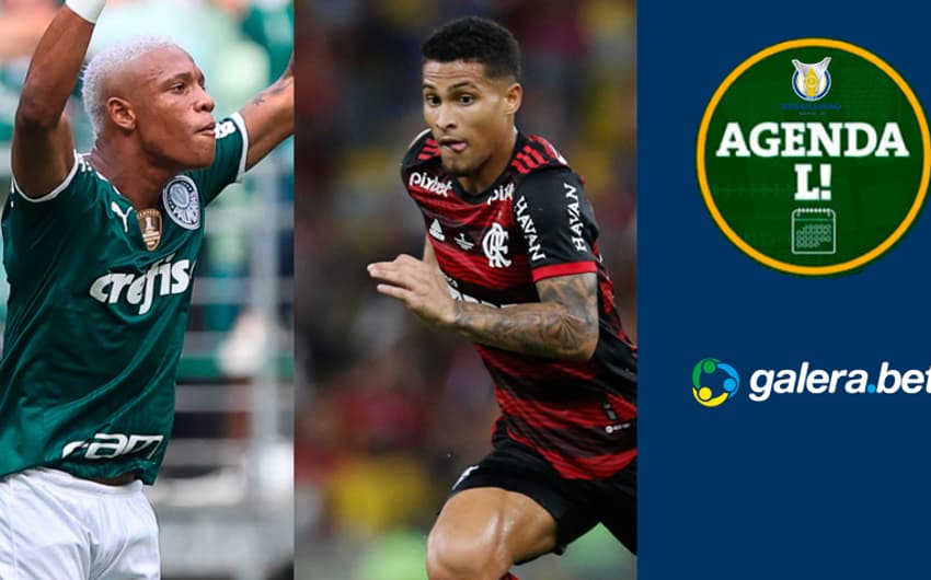 Agenda Brasileirão - Palmeiras e Flamengo