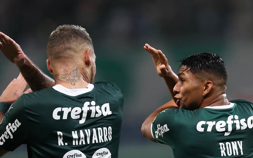 Navarro e Rony - Palmeiras x Ind. Petrolero