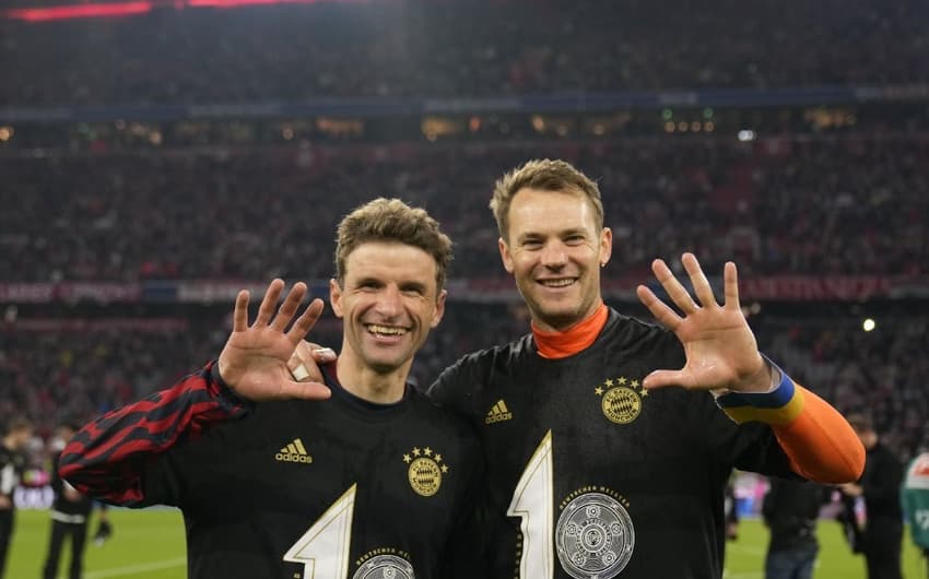 Manuel Neuer e Thomas Müller - Bayern de Munique