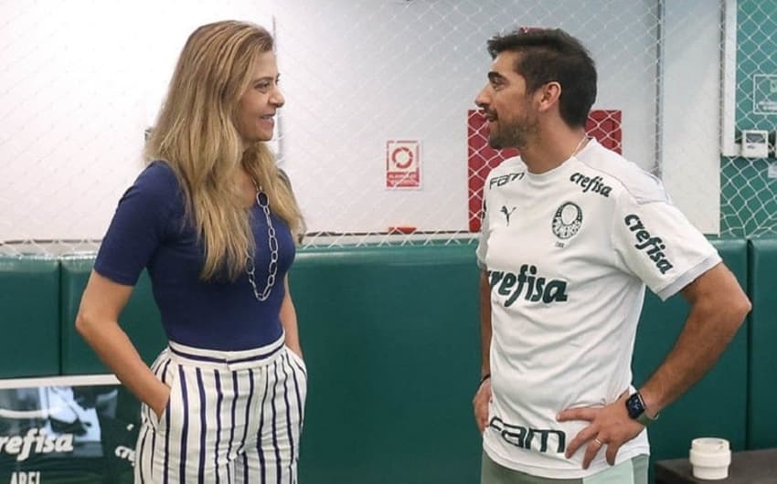 Leila Pereira e Abel Ferreira - Palmeiras