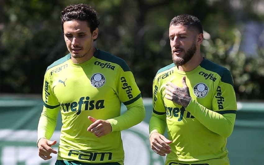 Veiga e Zé Rafael - Treino Palmeiras