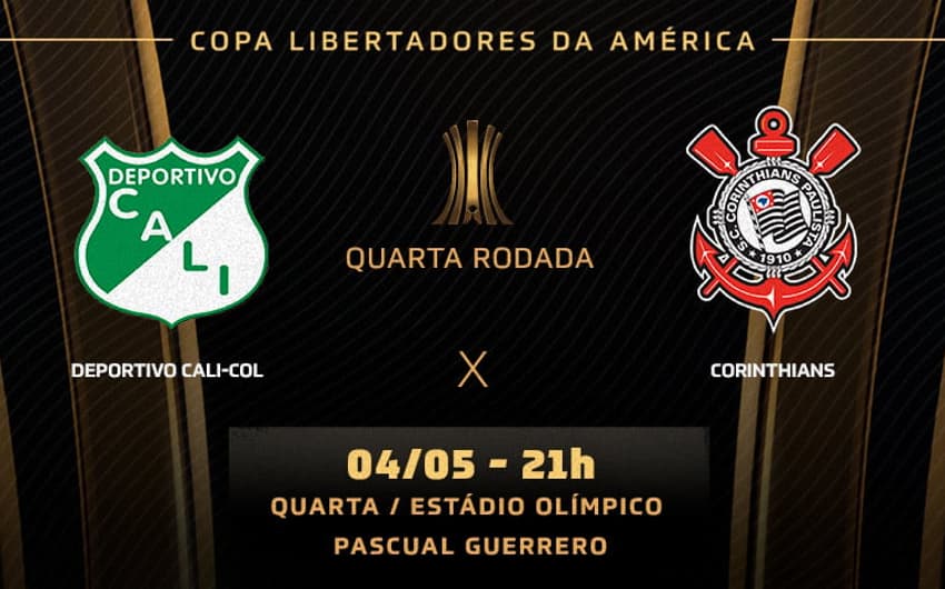 Apresentação jogo Deportivo Cali-COL x Corinthians
