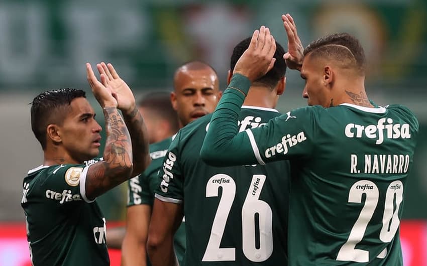 Palmeiras x Fluminense - comemoração Palmeiras